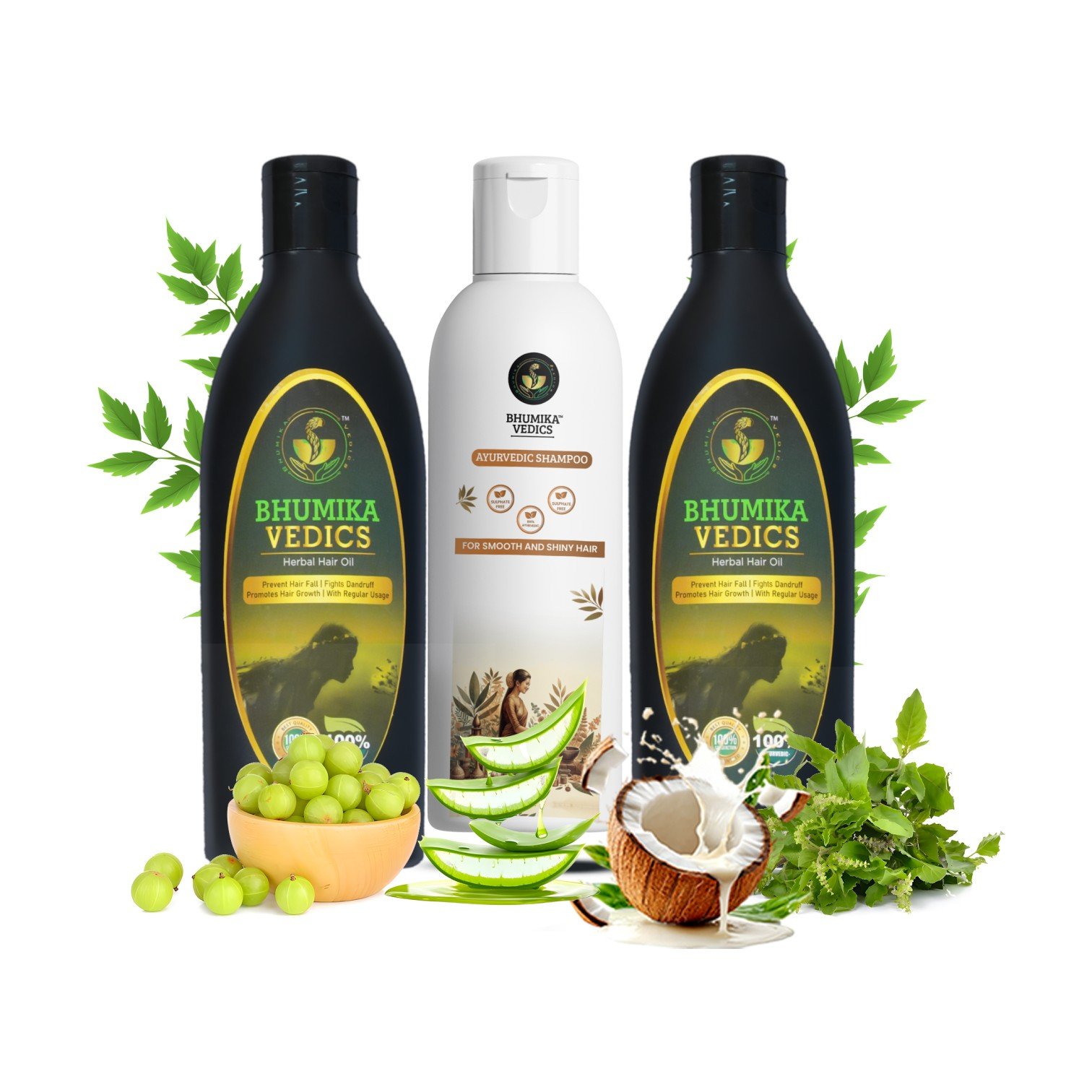 400 ml Oil + 200 ml Shampoo Combo